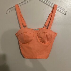 Orange Crop Top